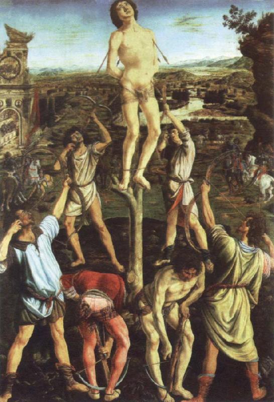 Pollaiuolo, Piero Martyrdom of St.Sebastian Germany oil painting art